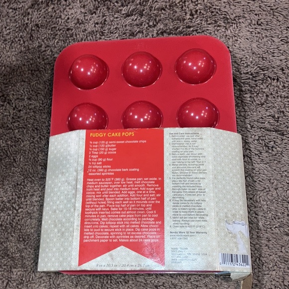 Nordic Ware Donut Hole & Cake Pop Pan Bakeware w/ Sticks - Picture 4 of 4